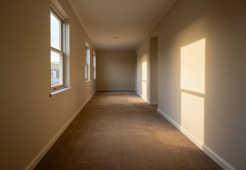 Dry and restored living room in Westleigh after flood cleanup